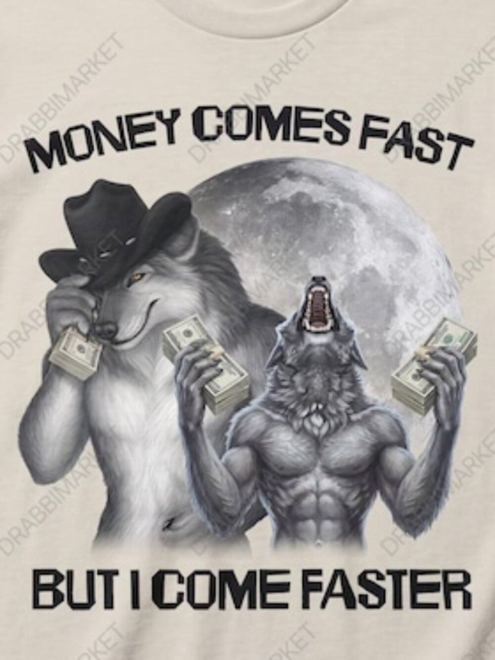 Money Comes Fast But I Come Faster Funny Shirt - Picture 2 of 4